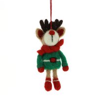 Anhänger WEIHNACHTSELCH, Filz