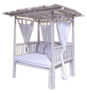 CAMA CHILL OUT TECA 200X180X200 NATUURLIJK MB208047