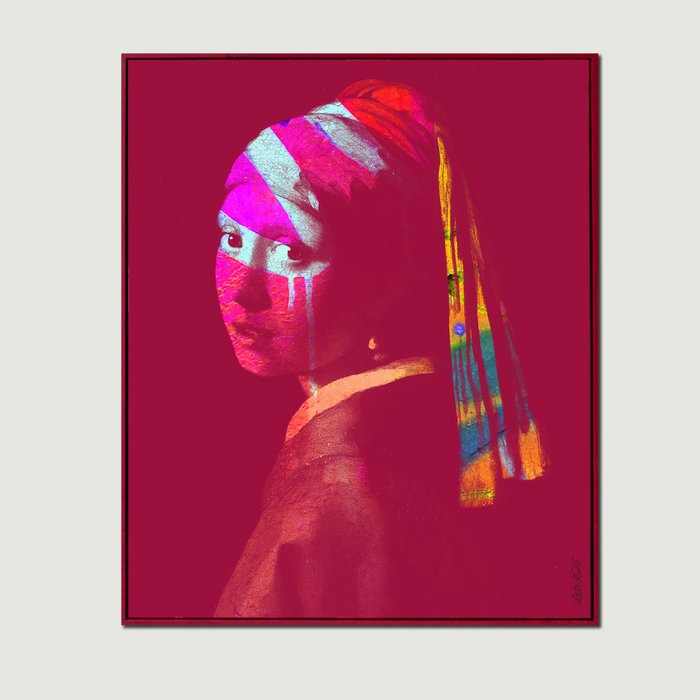 Mixed Media met Lijst - Vermeerlism