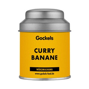 Curry Banane, handgemachte Gewürzmischung, z.T. Zutaten aus eigenem Anbau, Premium Qualität, ohne Zusatzstoffe
