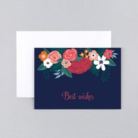 Glückwunschkarte Blumen Romy