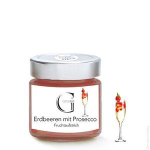Fruit spread strawberries with Prosecco 140g