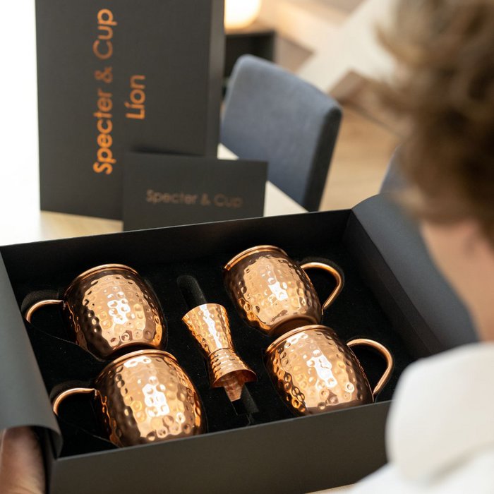 Moscow Mule Bekers - 4 Stuks - Koper kopen