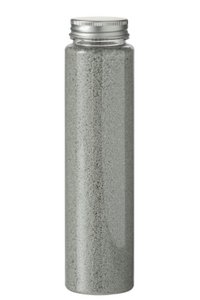 J-Line decoratief Zand in Fles - steen - lichtgrijs - 630 gram