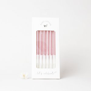 Geburtstagskerzen rosa