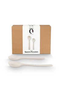 Set/2 Salad Servers Ceramic Offwhite