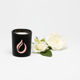 Aromatherapie 'Bloom' schwarze Sojakerze