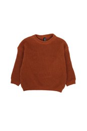 Sweter Billy z dzianiny - rdza