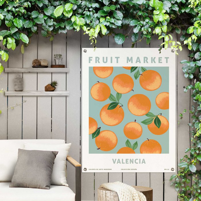 Gartenposter Orangen 80x60 Online-Großhandel | Orderchamp