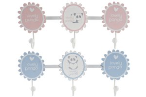 HOUTEN METALEN WUURKAPSTOK 40X4X16 PANDA 2 SURT. BE166346