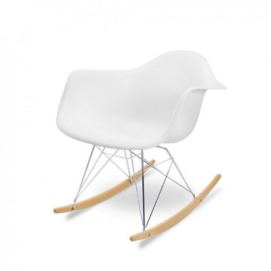 POPFurniture RAR schommelstoel Wit