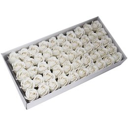 Sapone floreale per artigianato - Med Rose - Bianco
