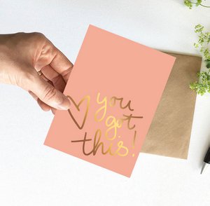 Map | With gold foil | You got this copy