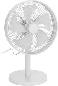 Luxury table fan robust 30cm white