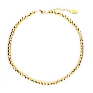 LizzyMae Necklace-Gold-6mm