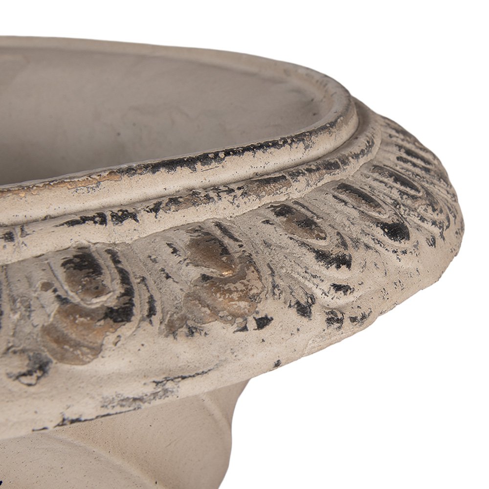 Bloempot 44x44x58 cm Beige Keramisch materiaal
