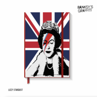 Banksy A5 size notebook - Lizzy Stardust