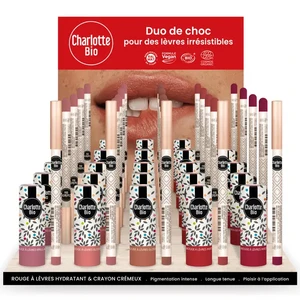 Potlood- en lippenstiftdisplay