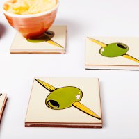 Olive Coasters