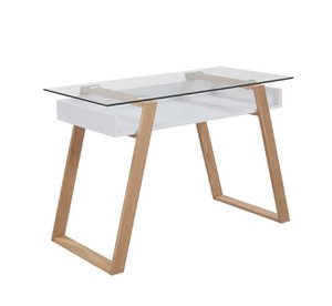 Desk 110x55x75 cm white