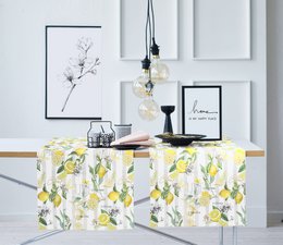 7303 tapete gris / blanco / amarillo / verde - 48X140