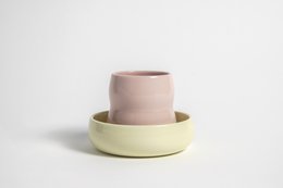 Children's tableware set (cup and bowl)