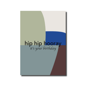 Postcard · art hip hip hooray