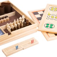 Games collection 9 classics | board games | Wood