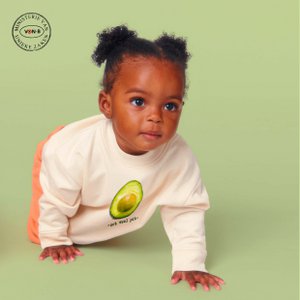 Sweater Baby - Natural Raw - Avocado