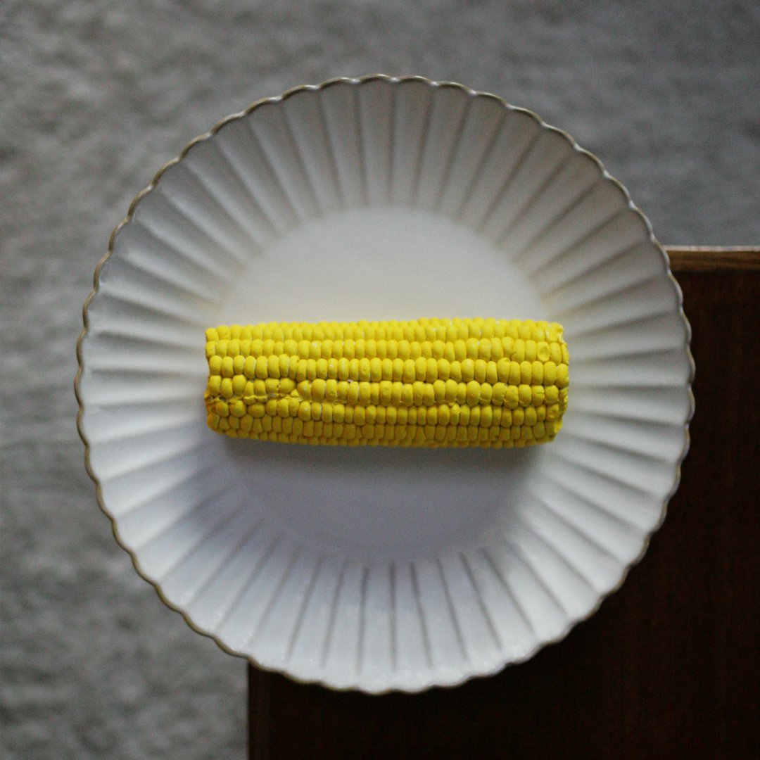 Sidewalk chalk corn