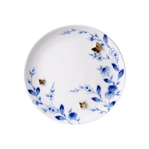 Wandteller Schmetterling Gold 26,5 cm