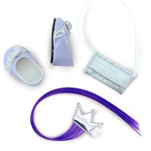 Weiches Spielzeug, süße Schwestern - Schuhe und Accessoires Set