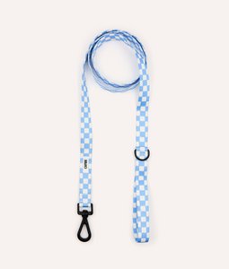 1,2 m gerecyclede PET-riem Vichy Design blauw, Juno