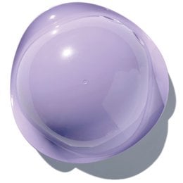 Lavender-colored, stackable, bowl-shaped baby toy with a smooth, rounded shape.