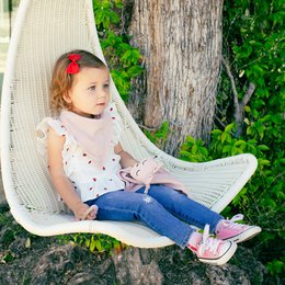 ENSEMBLE DOUDOU + BANDANA + ANNEAU DE DENTITION - MOD. OSO - ROSE FONCÉ