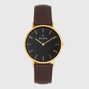 Gwylan | Gold | Brown | 36 mm