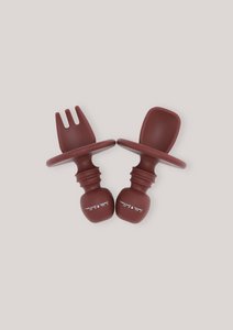 Siliconen Bestekset - Merlot Rood