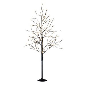 Künstlicher Weihnachtsbaum beleuchtet Warmweiß