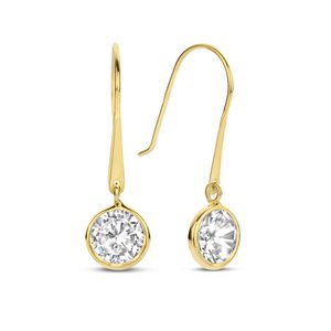 New Bling 9NBG-0454 Golden Old Air – Damen – Zirkonia – 6 mm Typisch – Gesamtlänge 22 mm – 14 Stück – Gold