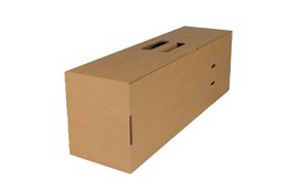  A rectangular cardboard gift box with a floral design, suitable for sending by post or as a gift.