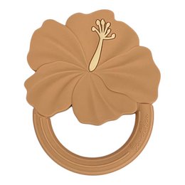 Hibiscus Teether, leo and lea, Teething Rattle, 4 different colors