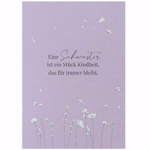 Postcard - A sister is ...