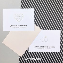 Tarjeta de boda Anillo Liv