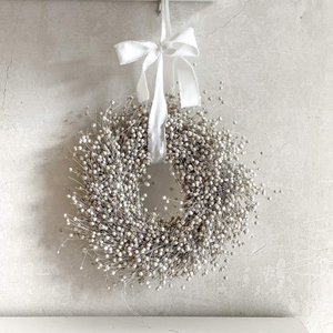 Flax wreath: Discover the magic of flax wreaths - your must-have for this year