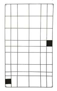 Memo Board Wire Black 60x105cm