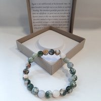 Ladies bracelet Tree Agate