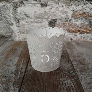 Lisa houder wit 5 stans ø7H7 (24417)