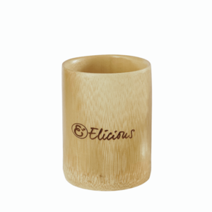Handgemaakte bamboe beker