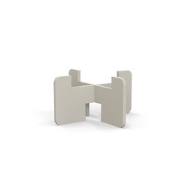 Rocket (candele) standard - 80x40mm - beige / grigio chiaro