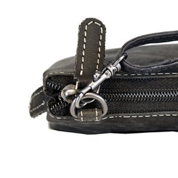 Lille skuldertaske I 3 farver Buffalo Læder - Festivaltaske - Lædertaske Lille - Crossbody taske til kvinder - Str. M